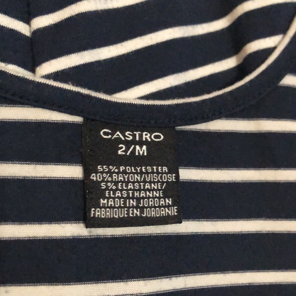 Castro striped skater dress M - Picture 4 of 4